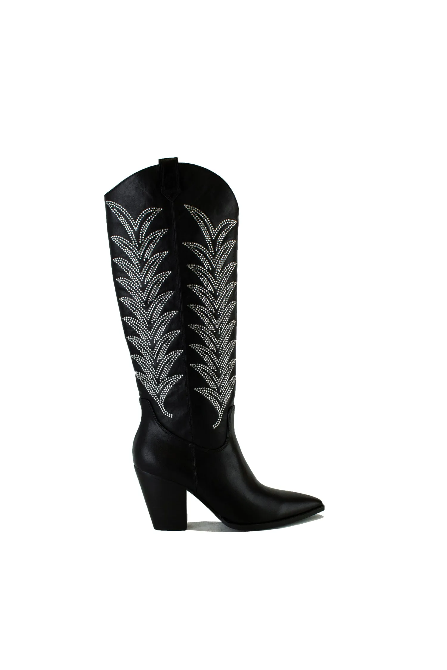 Women’s Cowgirl Knee-High Embellished Boots – AUTUMN-18-PU-R1